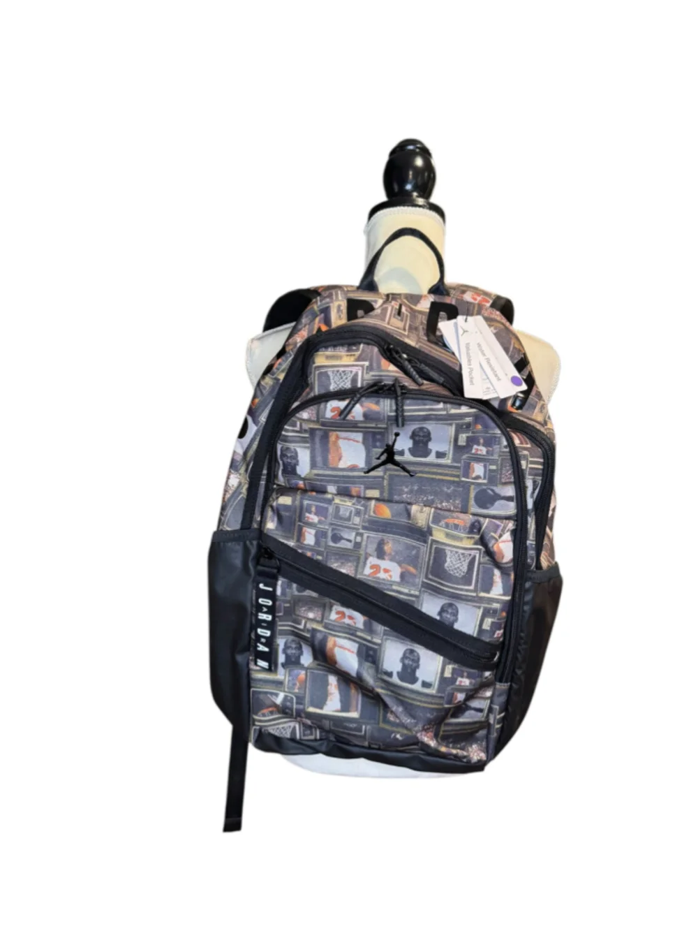 Men's Jordan Backpack One Size Black Multi-color